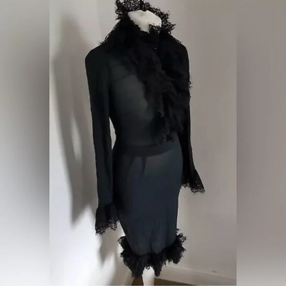 💯Auth Agent Provocateur Silk “Morrigan” Dress & Extra Waist Bustle - Size S (2)